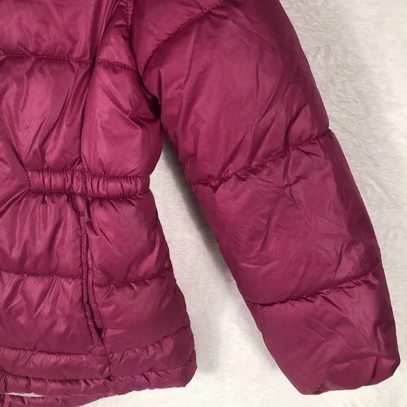 Old Navy Kids Girls Quilted Puffer Jacket Hooded Parka Coat Winter Warm Outwear - Picture 6 of 14